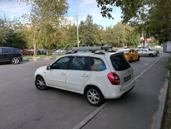 2 499 р. Багажная корзина Металл Дизайн Renault Scenic 1 (1996-2003) (серебристая)  с доставкой в г. Йошкар-Ола. Увеличить фотографию 4