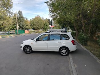 2 499 р. Багажная корзина Металл Дизайн Renault Scenic 1 (1996-2003) (серебристая)  с доставкой в г. Йошкар-Ола. Увеличить фотографию 5