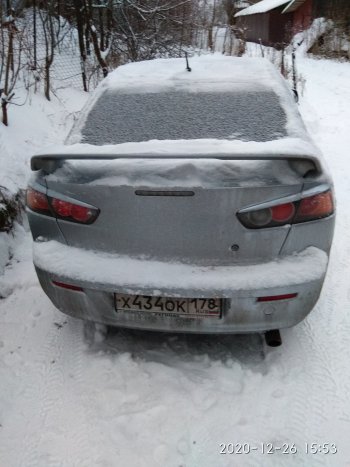 639 р. Реснички на фонари RA  Mitsubishi Lancer  10 (2007-2017) седан дорестайлинг, хэтчбэк дорестайлинг, седан рестайлинг (Неокрашенные)  с доставкой в г. Йошкар-Ола. Увеличить фотографию 4