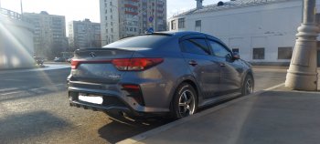 7 499 р. Пластиковые пороги Kudos  KIA Rio  4 FB (2016-2025) дорестайлинг седан, рестайлинг седан (Неокрашенные)  с доставкой в г. Йошкар-Ола. Увеличить фотографию 3