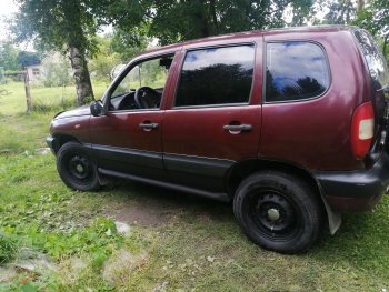 1 189 р. Пороги накладки Autodemic Chevrolet Niva 2123 дорестайлинг (2002-2008) (Текстурная поверхность)  с доставкой в г. Йошкар-Ола. Увеличить фотографию 7