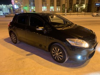 1 899 р. Дефлектор капота CA-Plastiс  Toyota Auris  E150 (2010-2012) хэтчбэк 5 дв. рестайлинг (Classic черный, Без надписи)  с доставкой в г. Йошкар-Ола. Увеличить фотографию 4