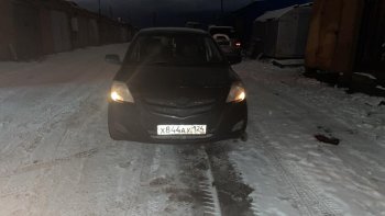 8 299 р. Передний бампер SAT Toyota Belta/Yaris XP90 седан (2005-2012) (Неокрашенный)  с доставкой в г. Йошкар-Ола. Увеличить фотографию 2