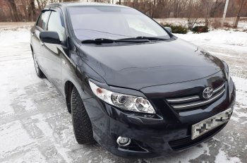 699 р. Комплект ресничек на фары Sport  Toyota Corolla  E150 (2006-2010) седан дорестайлинг (Неокрашенные)  с доставкой в г. Йошкар-Ола. Увеличить фотографию 18