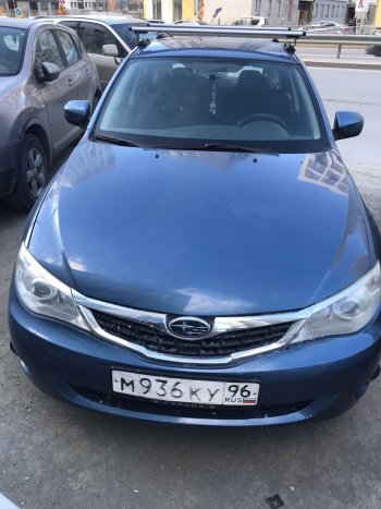 7 349 р. Передний бампер SAT Subaru Impreza GE седан (2007-2012) (Неокрашенный)  с доставкой в г. Йошкар-Ола. Увеличить фотографию 2