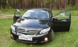 699 р. Комплект ресничек на фары Sport  Toyota Corolla  E150 (2006-2010) седан дорестайлинг (Неокрашенные)  с доставкой в г. Йошкар-Ола. Увеличить фотографию 2