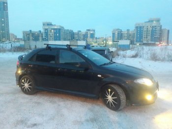 2 569 р. Пороги накладки Атланта  Chevrolet Lacetti  хэтчбек (2002-2013) (Неокрашенные)  с доставкой в г. Йошкар-Ола. Увеличить фотографию 4