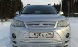 2 849 р. Накладка переднего бампера Sport Mitsubishi Outlander XL (CW)  дорестайлинг (2005-2009) (Неокрашенная)  с доставкой в г. Йошкар-Ола. Увеличить фотографию 9