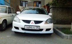 5 499 р. Накладка переднего бампера M-VRS Mitsubishi Lancer 9 1-ый рестайлинг седан (2003-2005) (Неокрашенная)  с доставкой в г. Йошкар-Ола. Увеличить фотографию 4