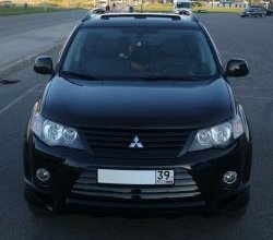 2 849 р. Накладка переднего бампера Sport Mitsubishi Outlander XL (CW)  дорестайлинг (2005-2009) (Неокрашенная)  с доставкой в г. Йошкар-Ола. Увеличить фотографию 13