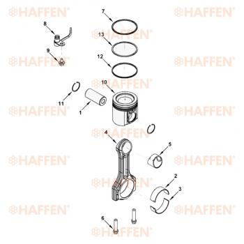 679 р. Форсунка охлаждения поршня ISF2.8 (5257526) HAFFEN ГАЗ ГАЗель 3302 дорестайлинг шасси (1994-2002)  с доставкой в г. Йошкар-Ола. Увеличить фотографию 4