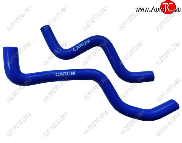 1 149 р. Патрубки радиатора печки (отв/подвод силикон) CARUM  ГАЗ ГАЗель  2705,Бизнес (2010-2025) 2-ой рестайлинг цельнометаллический фургон (комплект 2 шт.)  с доставкой в г. Йошкар-Ола