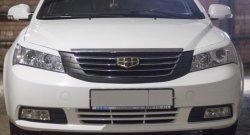 849 р. Реснички на фары Кураж  Geely Emgrand EC7 (2009-2016) седан дорестайлинг (Неокрашенные)  с доставкой в г. Йошкар-Ола. Увеличить фотографию 2