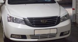 849 р. Реснички на фары Кураж  Geely Emgrand EC7 (2009-2016) седан дорестайлинг (Неокрашенные)  с доставкой в г. Йошкар-Ола. Увеличить фотографию 3