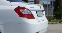 2 599 р. Лип спойлер Кураж Geely Emgrand EC7 седан дорестайлинг (2009-2016) (Неокрашенный)  с доставкой в г. Йошкар-Ола. Увеличить фотографию 2