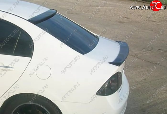 3 299 р. Лип спойлер Tuning-Sport Honda Civic FD седан дорестайлинг (2005-2008) (Неокрашенный)  с доставкой в г. Йошкар-Ола