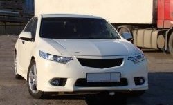 1 299 р. Реснички Sport на фары рестайлинг Honda Accord 8 CU седан дорестайлинг (2008-2011) (Неокрашенные)  с доставкой в г. Йошкар-Ола. Увеличить фотографию 3