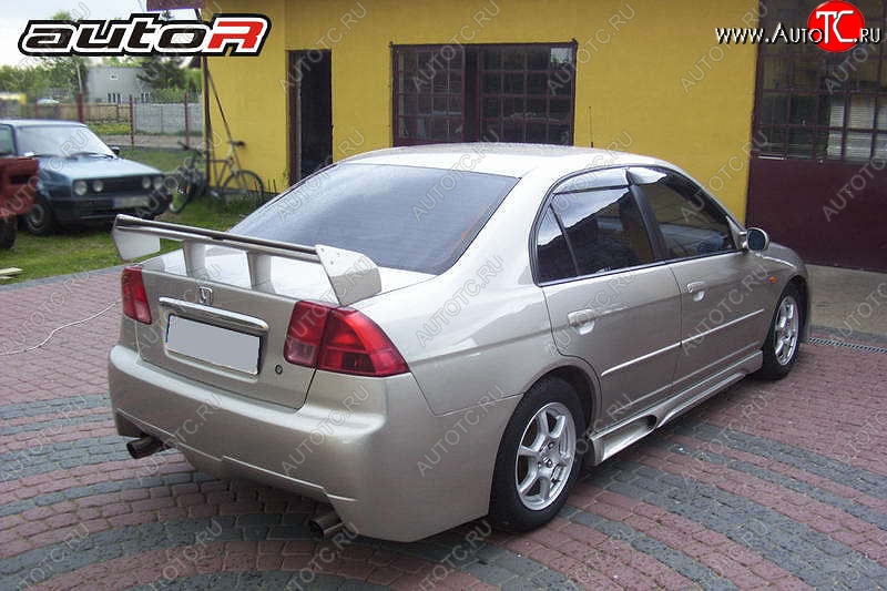 22 899 р. Задний бампер Jaguar Honda Civic ES седан дорестайлинг (2000-2003)  с доставкой в г. Йошкар-Ола