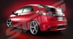 4 999 р. Накладка на задний бампер S-tuning  Honda Civic  FK,FN (2005-2011) хэтчбэк 5 дв. дорестайлинг, хэтчбэк 5 дв. рестайлинг  с доставкой в г. Йошкар-Ола. Увеличить фотографию 1