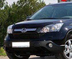 4 599 р. Дефлектор капота NovLine  Honda CR-V  RE1,RE2,RE3,RE4,RE5,RE7 (2007-2010) дорестайлинг  с доставкой в г. Йошкар-Ола. Увеличить фотографию 1