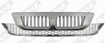 Решётка радиатора SAT (комлект верх + низ) Honda CR-V RE1,RE2,RE3,RE4,RE5,RE7 дорестайлинг (2007-2010) ()