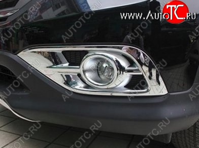 4 749 р. Подиумы противотуманных фар СТ Honda CR-V RM1,RM3,RM4 дорестайлинг (2012-2015)  с доставкой в г. Йошкар-Ола