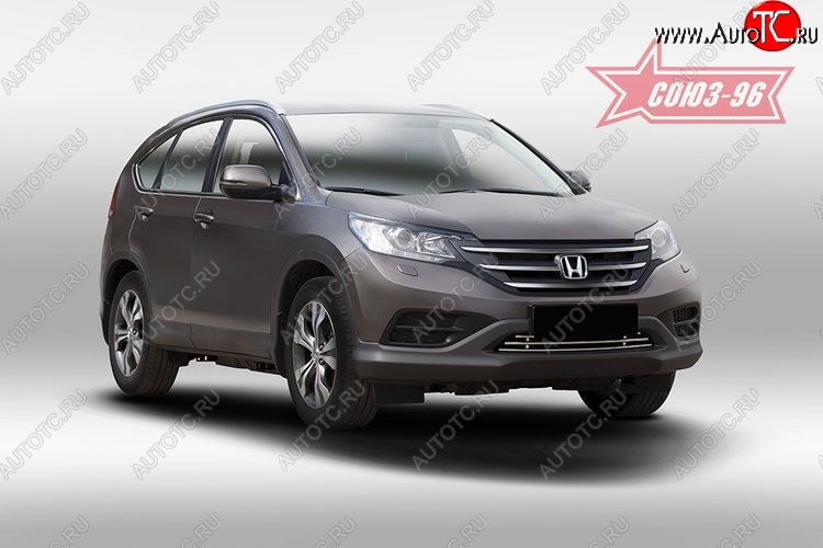 5 174 р. Декоративный элемент воздухозаборника Souz-96 (d16) Honda CR-V RM1,RM3,RM4 дорестайлинг (2012-2015)  с доставкой в г. Йошкар-Ола