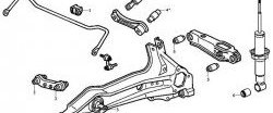 1 339 р. Полиуретановый сайлентблок верхнего поперечного рычага задней подвески Точка Опоры Honda CR-V RD1,RD2,RD3  дорестайлинг (1995-1998)  с доставкой в г. Йошкар-Ола. Увеличить фотографию 2