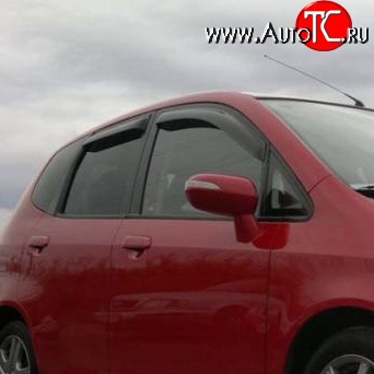 899 р. Дефлекторы окон (ветровики) Novline 4 шт Honda Jazz (2001-2008)  с доставкой в г. Йошкар-Ола