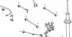 819 р. Полиуретановый сайлентблок поперечных рычагов задней подвески Точка Опоры Honda Saber 1 (1995-1998)  с доставкой в г. Йошкар-Ола. Увеличить фотографию 2