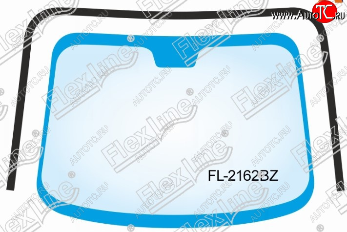 1 799 р. Молдинг лобового стекла FlexLine Hyundai Accent седан ТагАЗ (2001-2012)  с доставкой в г. Йошкар-Ола