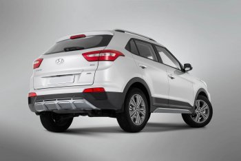 9 399 р. Накладка заднего бампера Xmug  Hyundai Creta  GS (2015-2021) дорестайлинг, рестайлинг (Неокрашенная)  с доставкой в г. Йошкар-Ола. Увеличить фотографию 4