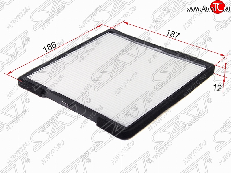 288 р. Фильтр салонный SAT (186х187х12 mm)  Hyundai i10  PA (2007-2013), KIA Picanto ( 1 SA хэтчбэк 5 дв.,  2 TA хэтчбэк 5 дв.,  2 TA хэтчбэк 3 дв.) (2003-2017)  с доставкой в г. Йошкар-Ола