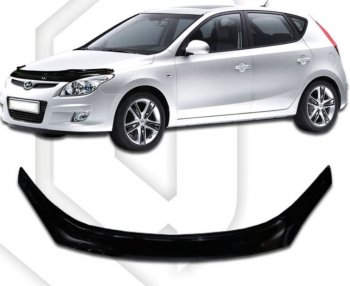 Дефлектор капота CA-Plastic Hyundai I30 FD хэтчбек дорестайлинг (2007-2010)