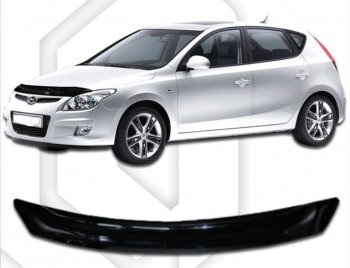 Дефлектор капота CA-Plastic Hyundai I30 FD хэтчбек дорестайлинг (2007-2010)