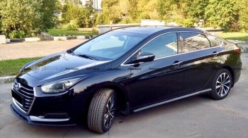 5 649 р. Юбка переднего бампера АВТОКРАТ Hyundai I40 1 VF рестайлинг седан (2015-2019) (Неокрашенная)  с доставкой в г. Йошкар-Ола. Увеличить фотографию 4