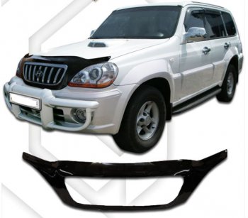 Дефлектор капота CA-Plastic exclusive Hyundai Terracan HP дорестайлинг (2001-2004)