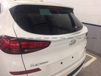 4 499 р. Спойлер АВТОКРАТ Hyundai Tucson TL рестайлинг (2018-2021) (Неокрашенный)  с доставкой в г. Йошкар-Ола. Увеличить фотографию 2