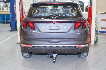 17 449 р. Фаркоп PT GROUP /съемный квадрат/ HYUNDAI Tucson 2021- (Сборка РФ)/ KIA Sportage 2022- (HTS-21-991101.22) Hyundai Tucson NX4 (2020-2022)  с доставкой в г. Йошкар-Ола. Увеличить фотографию 3