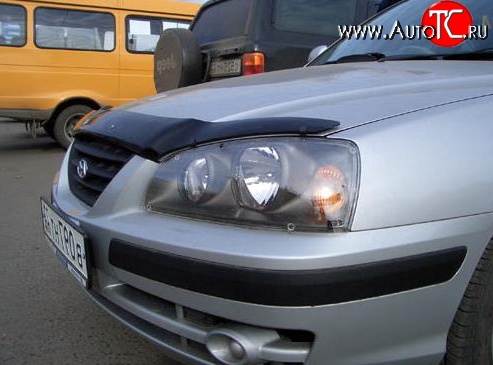 2 599 р. Дефлектор капота NovLine Hyundai Elantra XD седан дорестайлинг (2000-2003)  с доставкой в г. Йошкар-Ола