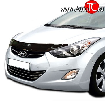 3 299 р. Дефлектор капота NovLine Hyundai Elantra MD дорестайлинг (2010-2013)  с доставкой в г. Йошкар-Ола