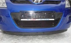 1 469 р. Сетка на бампер Russtal (черная) Hyundai i20 PB хэтчбэк дорестайлинг (2008-2012)  с доставкой в г. Йошкар-Ола. Увеличить фотографию 6