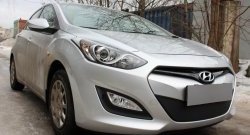 1 839 р. Сетка на бампер Russtal (черная) Hyundai I30 2 GD дорестайлинг универсал (2011-2015)  с доставкой в г. Йошкар-Ола. Увеличить фотографию 7