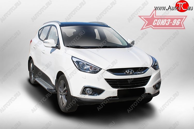 8 549 р. Пороги Souz-96 Hyundai IX35 LM рестайлинг (2013-2018)  с доставкой в г. Йошкар-Ола