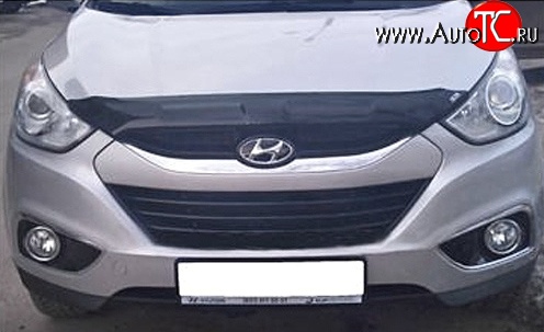 2 879 р. Дефлектор капота NovLine Hyundai IX35 LM дорестайлинг (2009-2013)  с доставкой в г. Йошкар-Ола