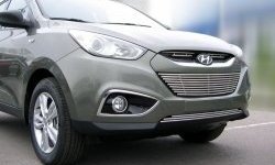 Нижняя декоративная вставка воздухозаборника Berkut Hyundai IX35 LM дорестайлинг (2009-2013)