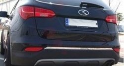 3 149 р. Накладка на нижнюю часть заднего стекла СТ Hyundai Santa Fe DM дорестайлинг (2012-2016)  с доставкой в г. Йошкар-Ола. Увеличить фотографию 3