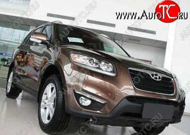 13 299 р. Дневные ходовые огни СТ Hyundai Santa Fe CM рестайлинг (2009-2012)  с доставкой в г. Йошкар-Ола