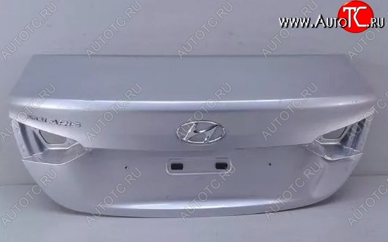 50 999 р. Крышка багажника металлическая Стандартная Hyundai Solaris HCR седан дорестайлинг (2017-2020) (Неокрашенная)  с доставкой в г. Йошкар-Ола