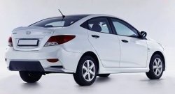 3 599 р. Пороги накладки Sport KIA Rio 3 QB рестайлинг седан (2015-2017) (Неокрашенные)  с доставкой в г. Йошкар-Ола. Увеличить фотографию 6